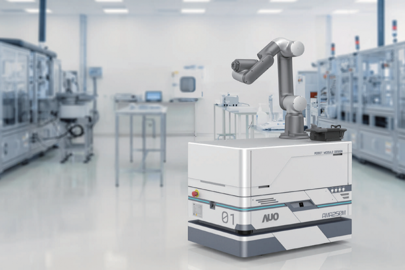 wepoker微扑克整合AI人工智慧、IoT物聯網與Cloud雲端平台服務，開發模組化AMR 250M自主移動機器人，滿足多元自動化生產需求，在智慧工廠中扮演著串接和搬運的角色